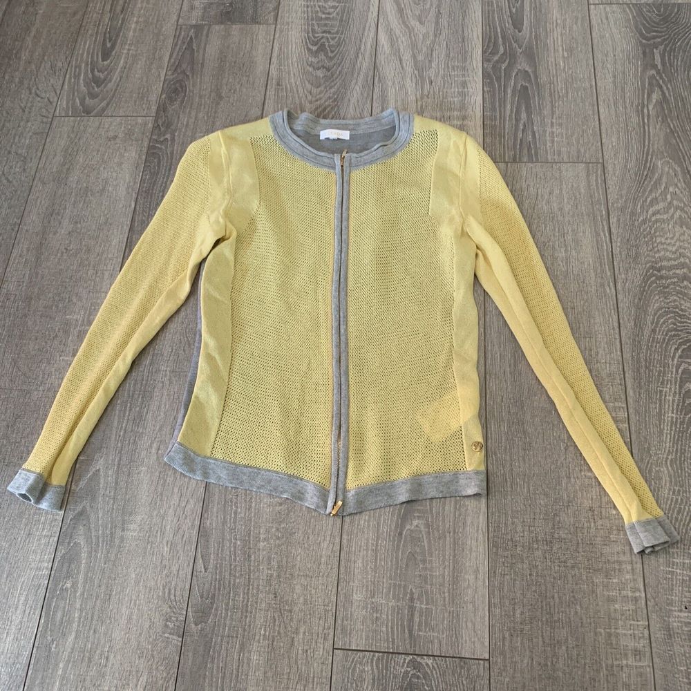 Women's Escada Sweater Full Zip‎ Up Jacket  Size Small